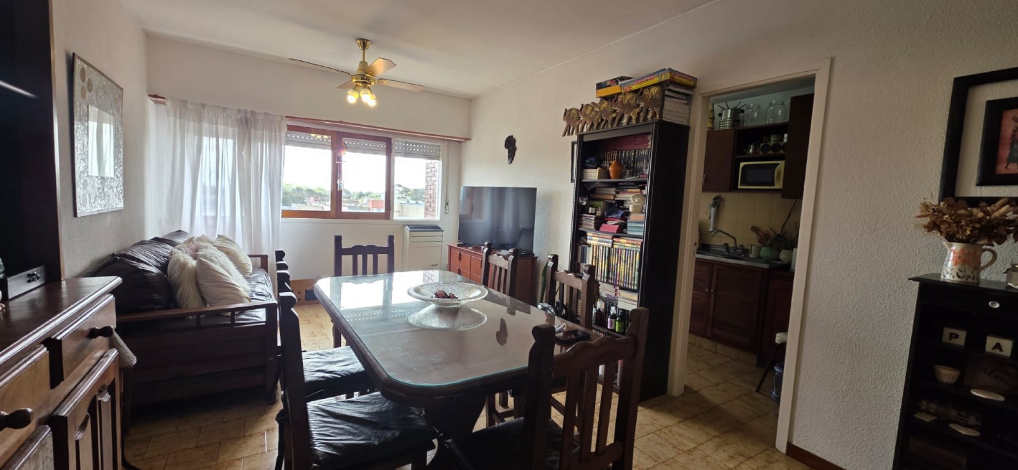 Departamento 2 ambientes con vista al centro de Mar de Ajo, 6.o piso