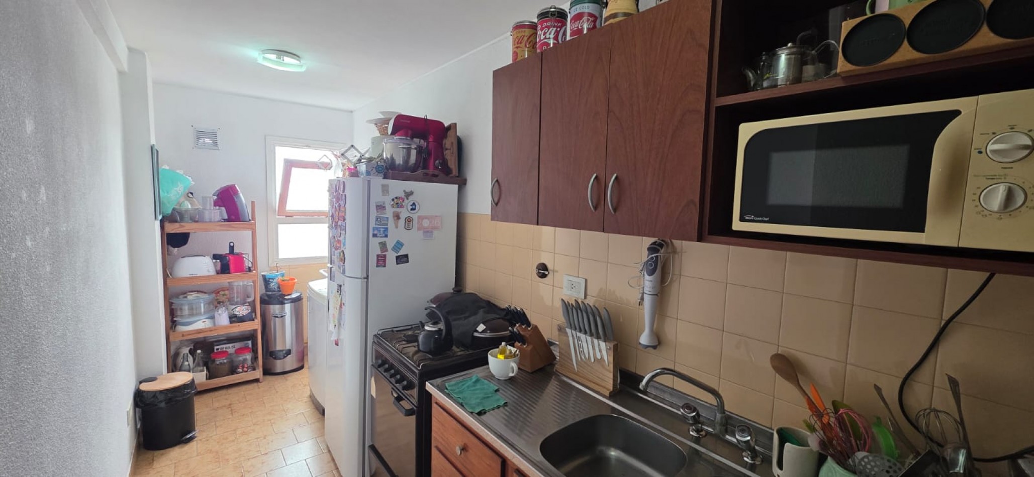 Departamento 2 ambientes con vista al centro de Mar de Ajo, 6.o piso